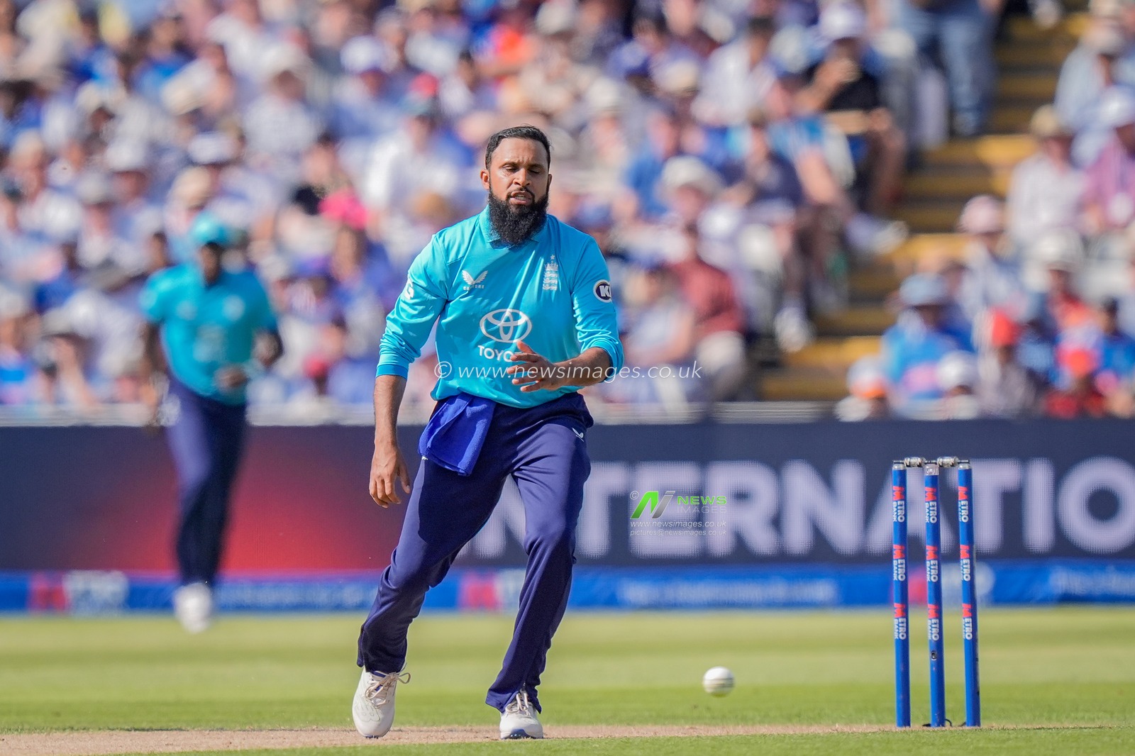 Ali Rashid of England during the 1st Metro Bank ODI match England vs India at Edgbaston, Birmingham, United Kingdom on 14 July 2026

(Photo by Maynard Manyowa/News Images)