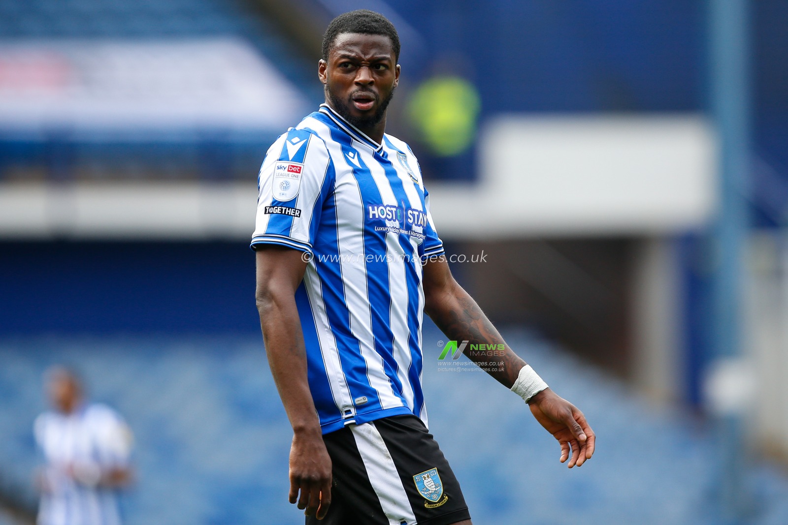 Dominic Iorfa #6 of Sheffield Wednesday during the Sky Bet League 1 match Sheffield Wednesday vs Exeter City at Hillsborough, Sheffield, United Kingdom, 22nd April 2023

(Photo by Ben Early/News Images)