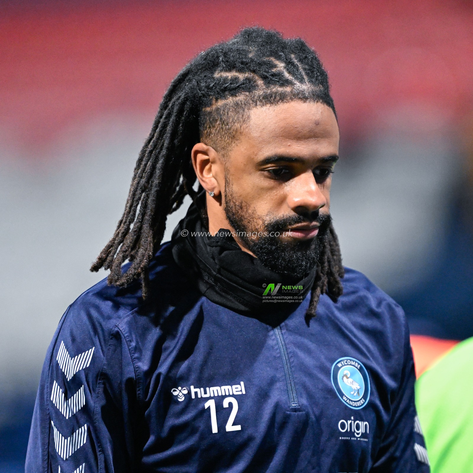 Garath McCleary of Wycombe Wanderers warms up ahead of the match,during the Sky Bet League 1 match Bolton Wanderers vs Wycombe Wanderers at Toughsheet Community Stadium, Bolton, United Kingdom, 13th February 2024

(Photo by Cody Froggatt/News Images)