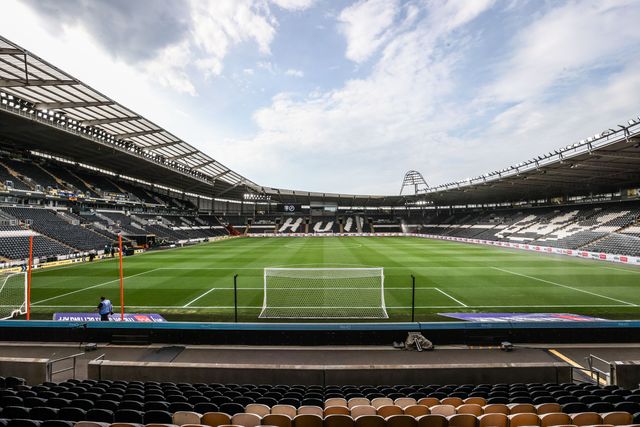 A general view of MKM Stadium ahead of theSky Bet Championship Play-Offs Semi-Final first leg Hull City v Millwall at MKM Stadium, Hull, United Kingdom on 08 May 2026

(Photo by Alfie Cosgrove/News Images)