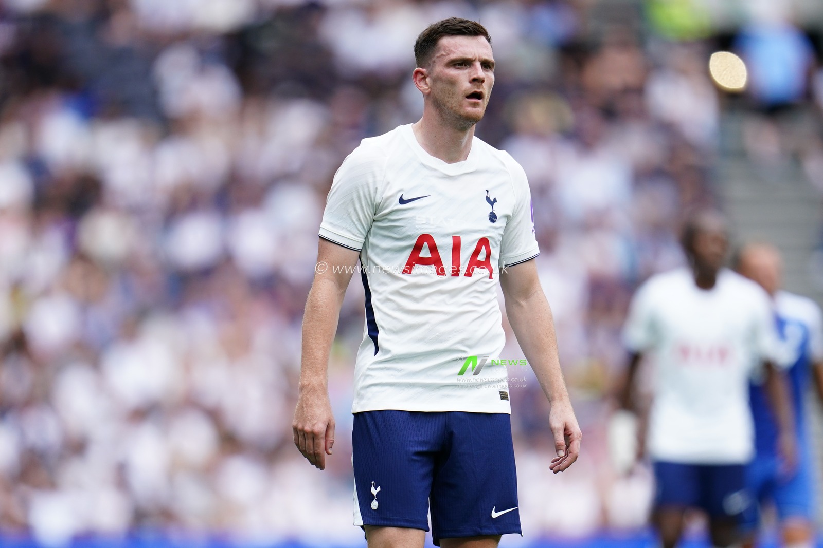 Andy Robertson of Tottenham Hotspur during the pre-season friendly match Tottenham Hotspur vs Hoffenheim at Tottenham Hotspur Stadium, London, United Kingdom on 15 August 2026

(Photo by Harvey Murphy/News Images)