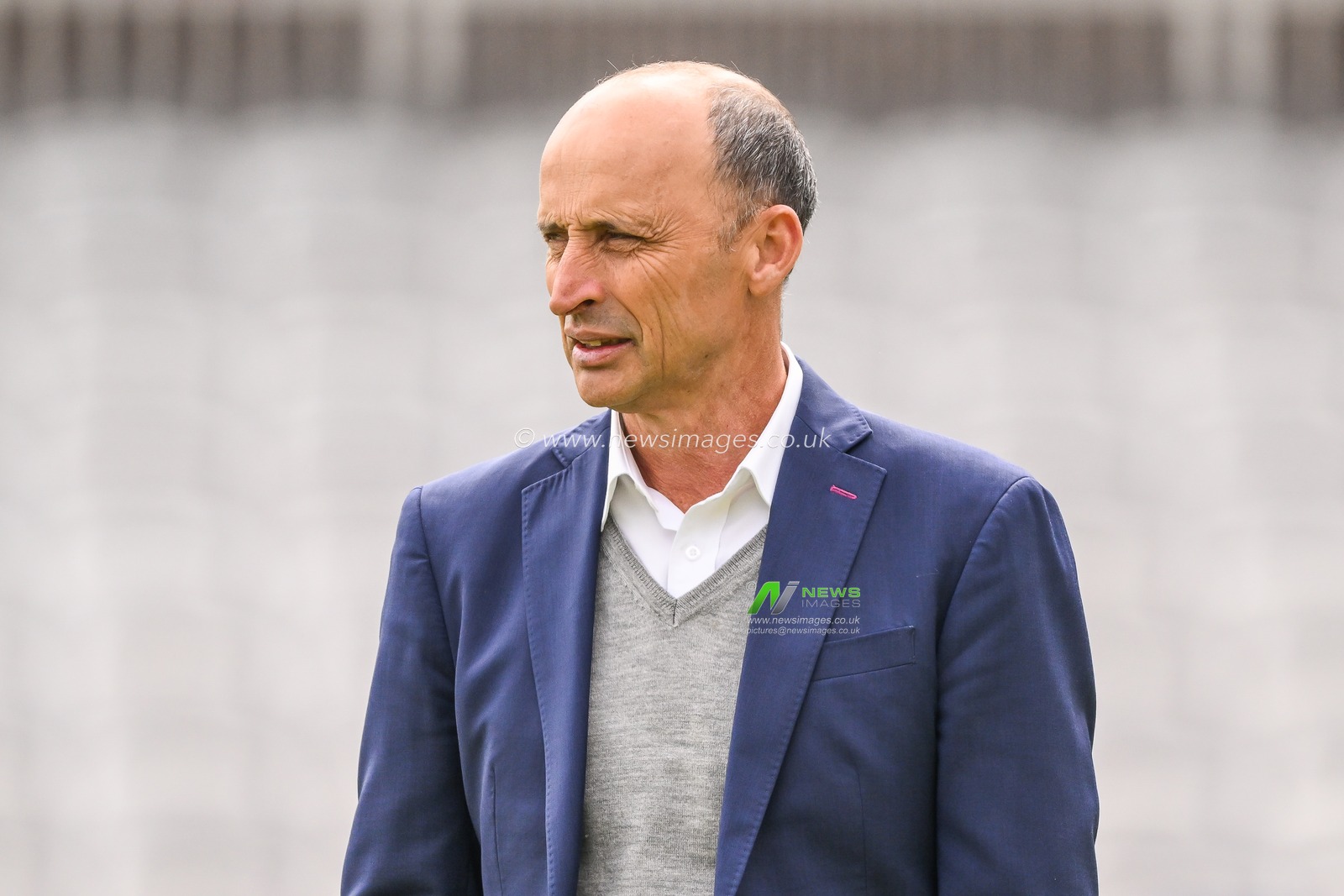 Nasser Hussain former England captain and now sky pundit ahead of the LV= Insurance Test match Test Day 3 England vs Ireland at Lords, London, United Kingdom, 3rd June 2023

(Photo by Craig Thomas/News Images)