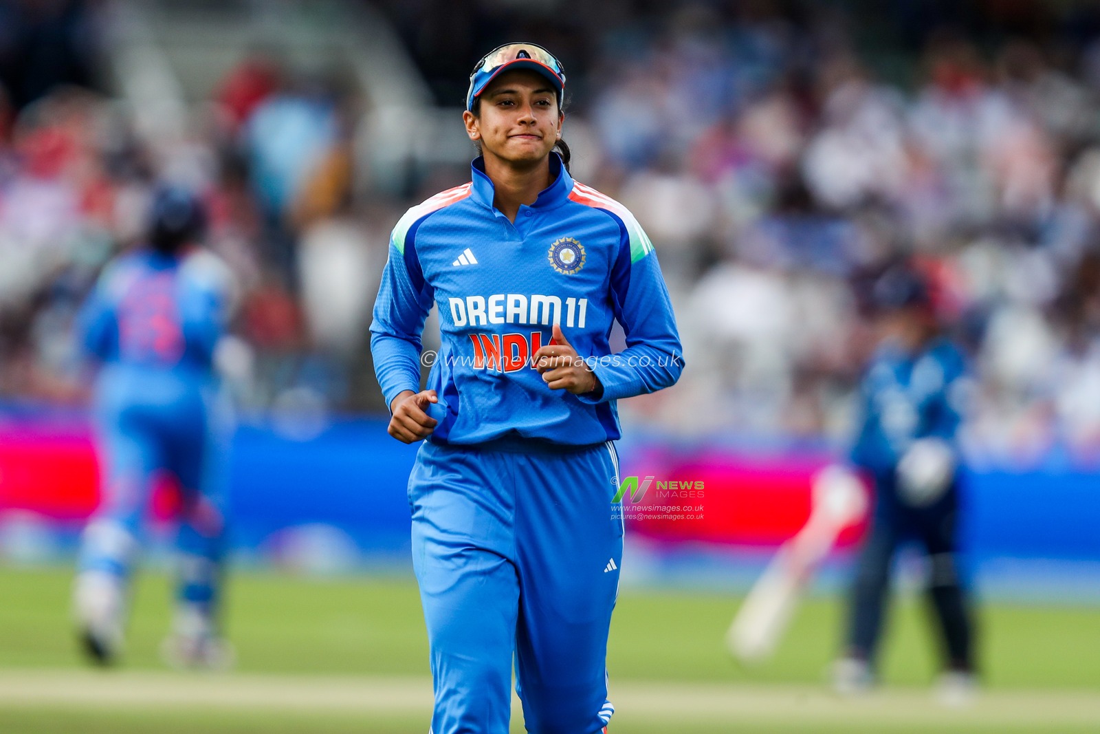 Smriti Mandhana of India in action during the 2nd Metro Bank One Day International England Women v India Women at Lords, London, United Kingdom, 19th July 2025

(Photo by Izzy Poles/News Images)