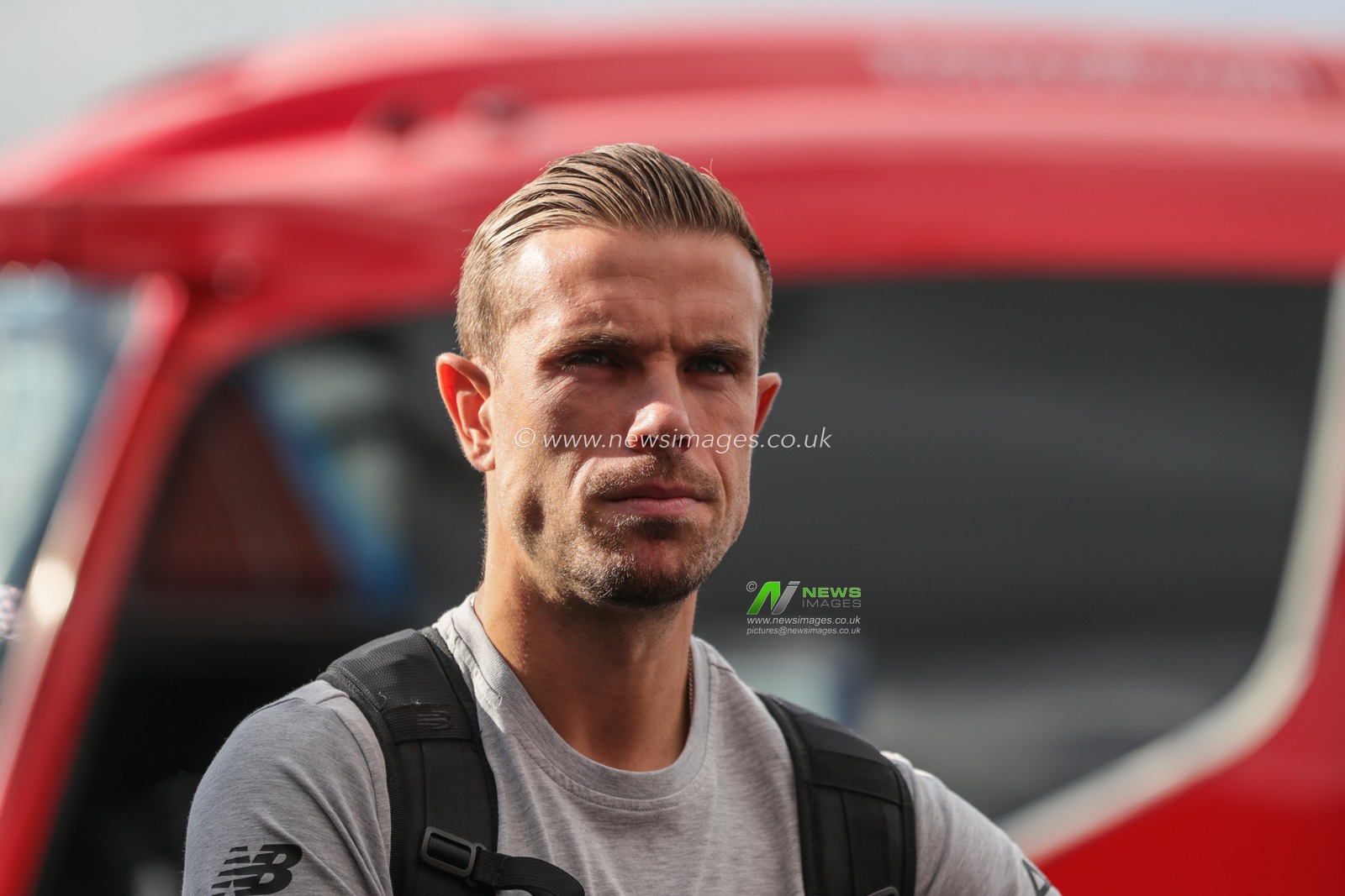 31st August 2019, Turf Moor, Burnley, England ; Premier League Football, Burnley vs Liverpool : Jordan Henderson (14) of Liverpool arrives at Turf Moor

Credit: Mark Cosgrove/News Images

English Football League images are subject to DataCo Licence