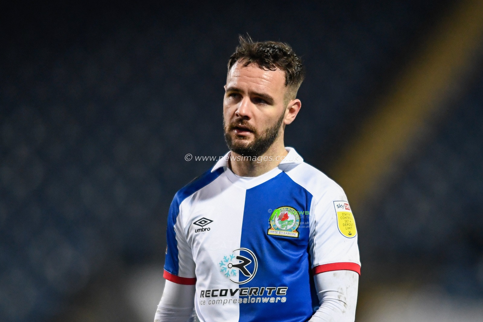 Adam Armstrong #7 of Blackburn Rovers in action during the game