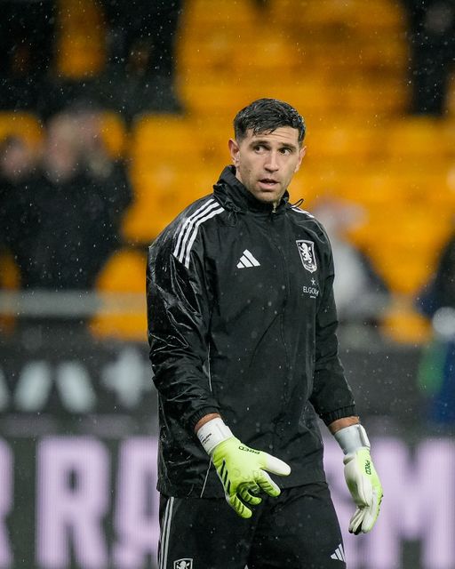 Emiliano Martínez of Aston Villain the pregame warmup session  during the Premier League match Wolverhampton Wanderers vs Aston Villa at Molineux, Wolverhampton, United Kingdom on 27 February 2026

(Photo by Maynard Manyowa/News Images)