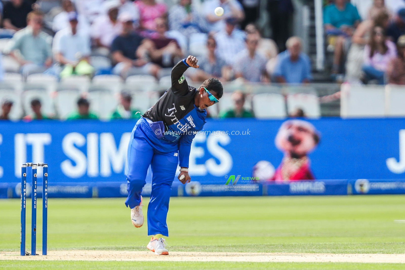 Deepti Sharma of London Spirit bowls during the The Hundred Women's Final match Welsh Fire Women vs London Spirit Women at Lords, London, United Kingdom, 18th August 2024

(Photo by Izzy Poles/News Images)