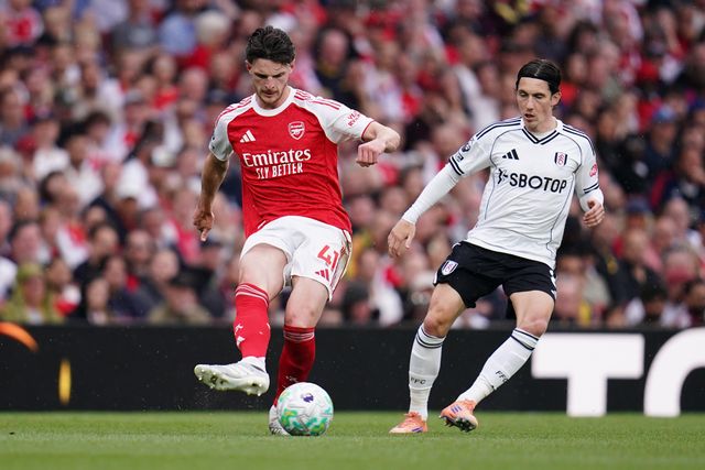 during the Premier League match Arsenal vs Fulham at Emirates, London, United Kingdom on 02 May 2026

(Photo by Harvey Murphy/News Images)