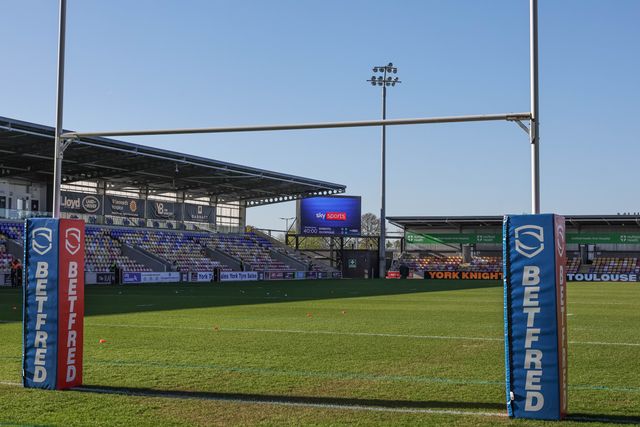 A general view of The LNER Community Stadium during the Betfred Super League round 9 match York Knights vs Toulouse at LNER Community Stadium, York, United Kingdom on 23 April 2026

(Photo by Mark Cosgrove/News Images)
