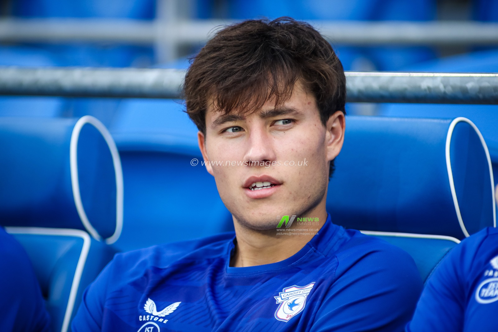 Rubin Colwill of Cardiff City during the Carabao Cup round 2 match Cardiff City vs Norwich City at Cardiff City Stadium, Cardiff, United Kingdom on 25 August 2026

(Photo by Andrew Lewis/News Images)