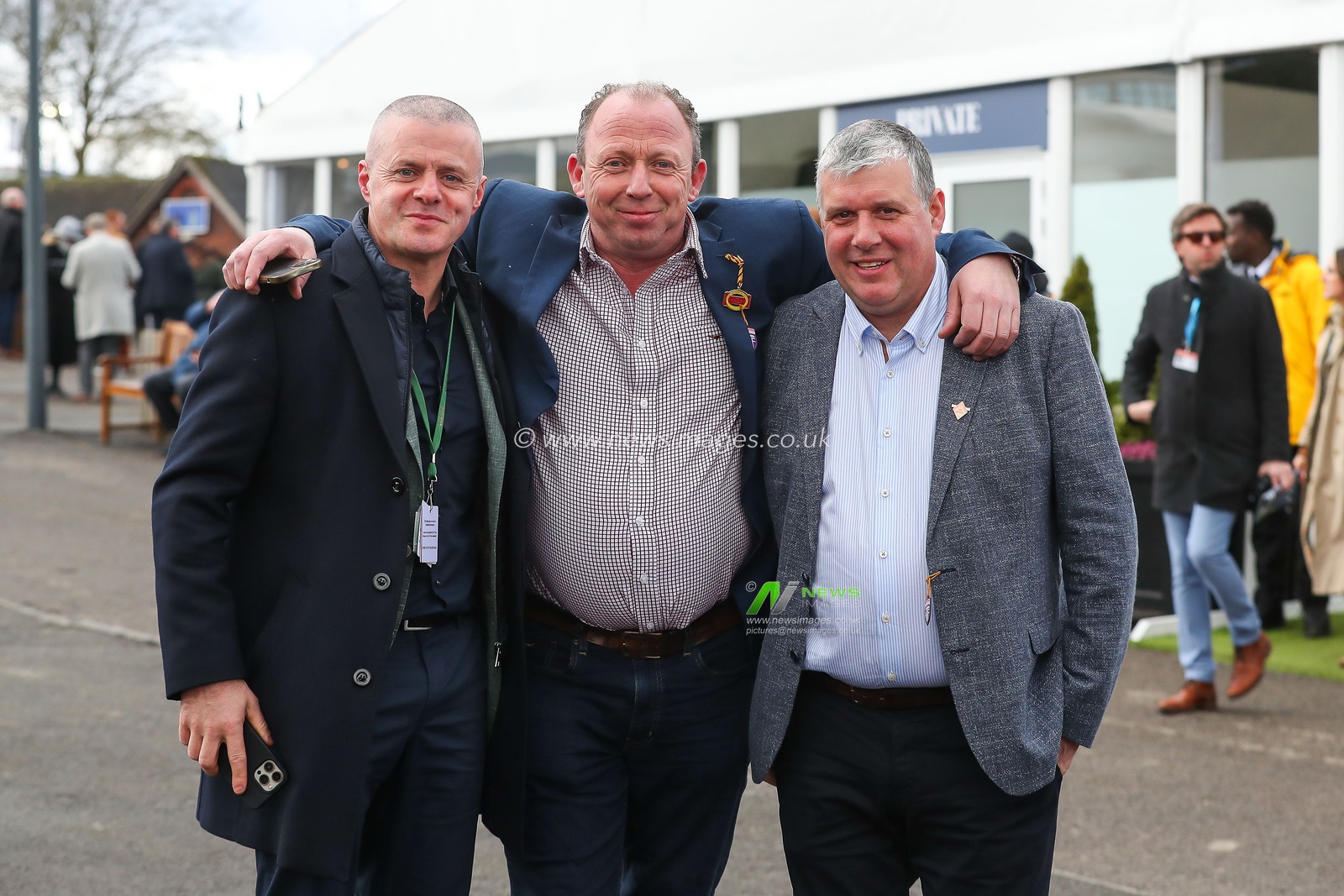 racegoers at the Cheltenham Festival 2025 Style Wednesday at Cheltenham Racecourse, Cheltenham, United Kingdom, 12th March 2025

(Photo by Gareth Evans/News Images)