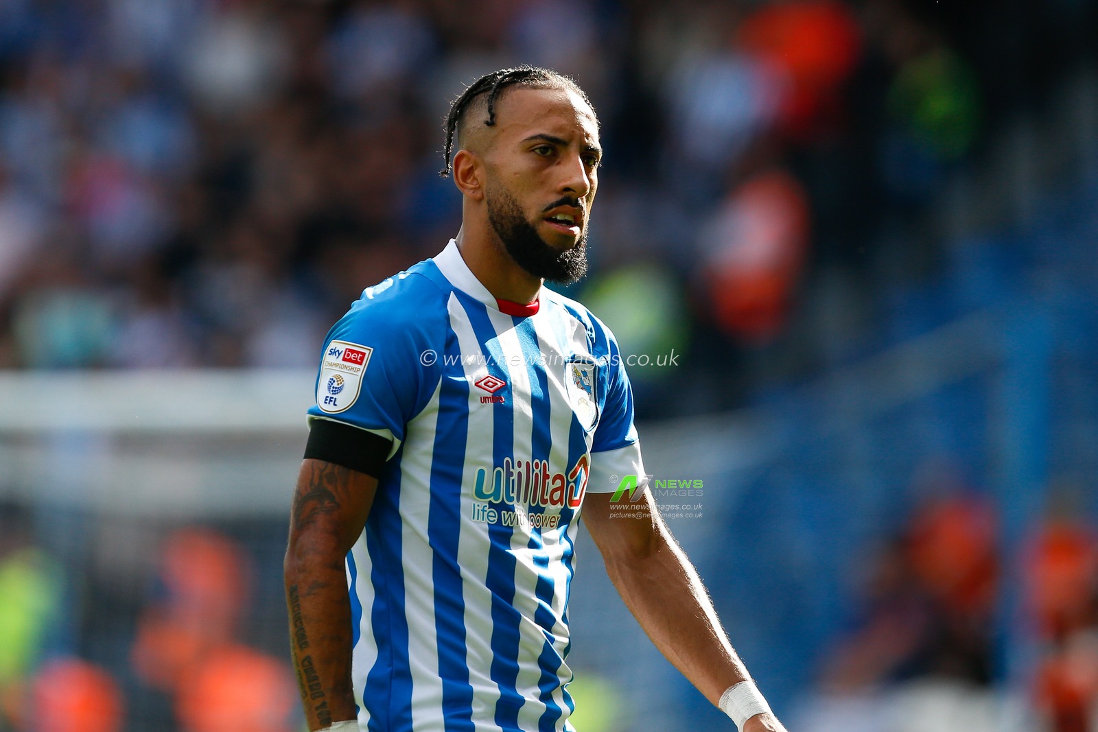 Sorba Thomas #7 of Huddersfield Town during the Sky Bet Championship match Huddersfield Town vs Blackpool at John Smith's Stadium, Huddersfield, United Kingdom, 4th September 2022

(Photo by Ben Early/News Images)