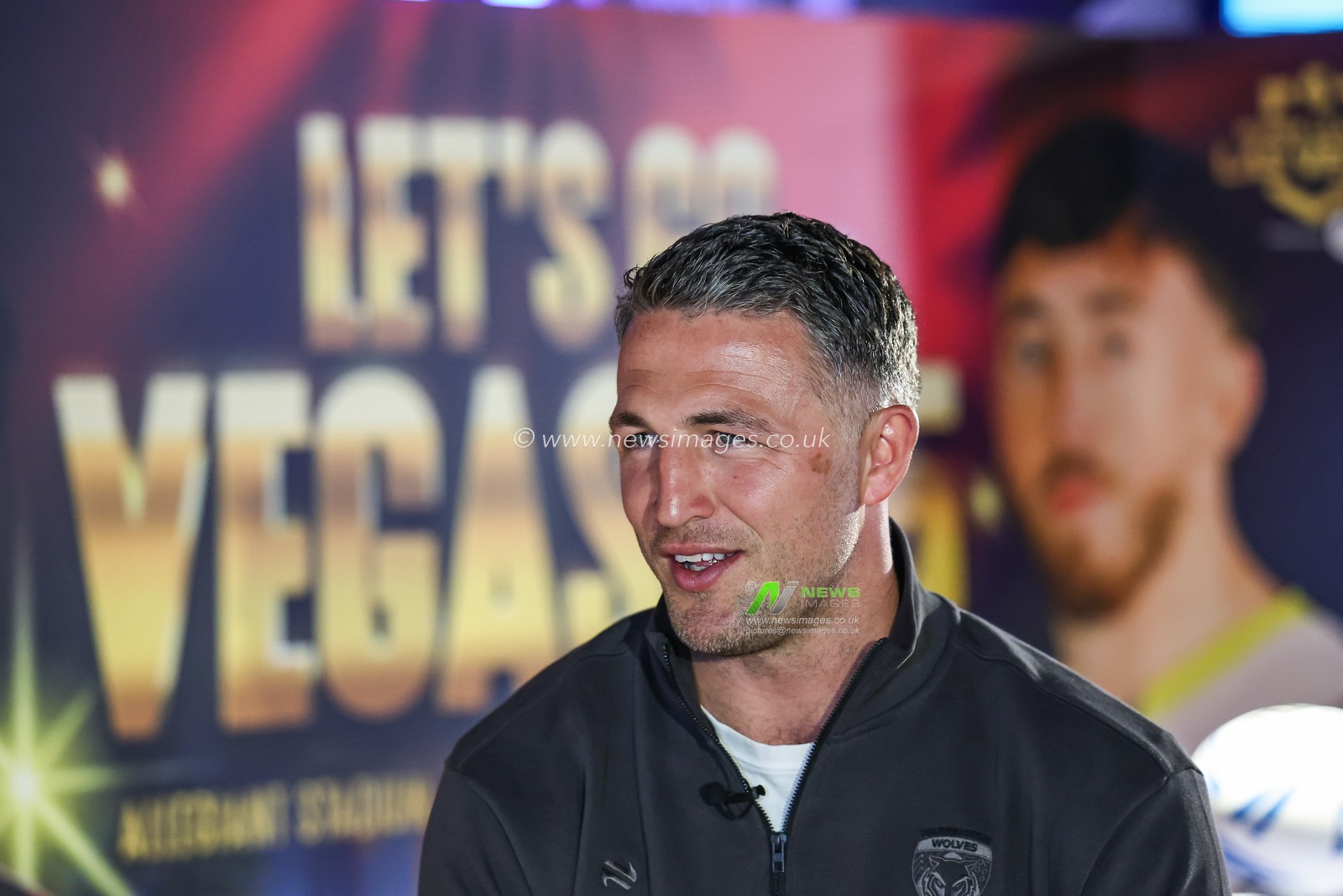 Sam Burgess Head Coach of Warrington Wolves being interviewed during the 2025 Betfred Super League season launch at Co-op Live, Manchester, United Kingdom, 5th February 2025

(Photo by Mark Cosgrove/News Images)