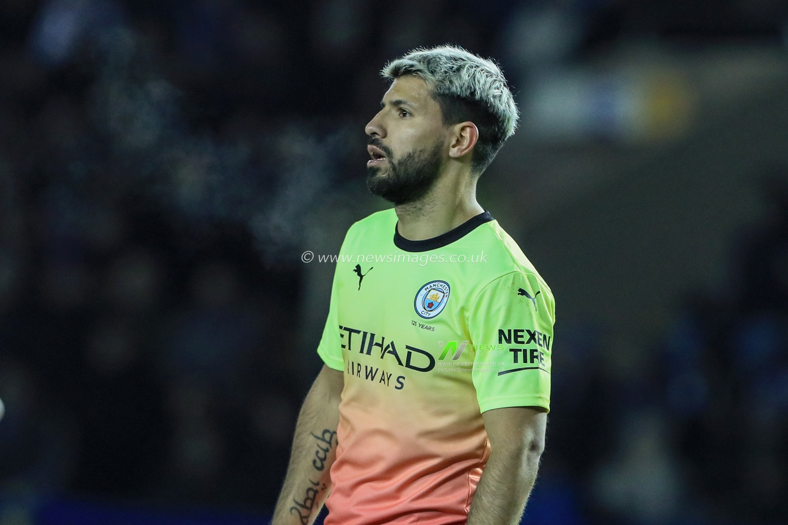 4th March 2020, Hillsborough, Sheffield, England; Emirates FA Cup FA Cup 5th Round, Sheffield Wednesday v Manchester City : Sergio Aguero (10) of Manchester City during the game