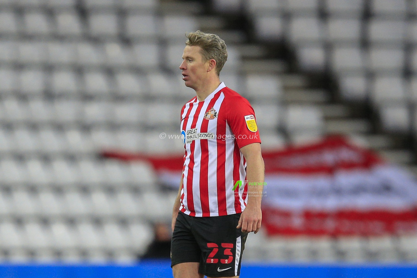 Grant Leadbitter #23 of Sunderland during the game