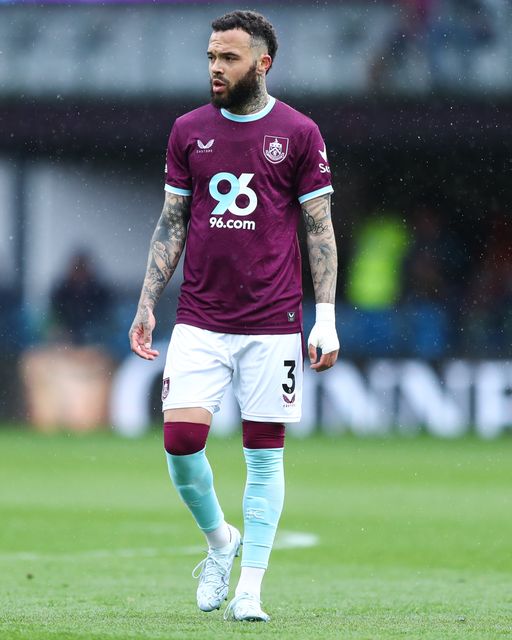 Quilindschy Hartman of Burnley during the Premier League match Burnley vs Brighton & Hove Albion at Turf Moor, Burnley, United Kingdom on 11 April 2026

(Photo by Jorge Horsted/News Images)