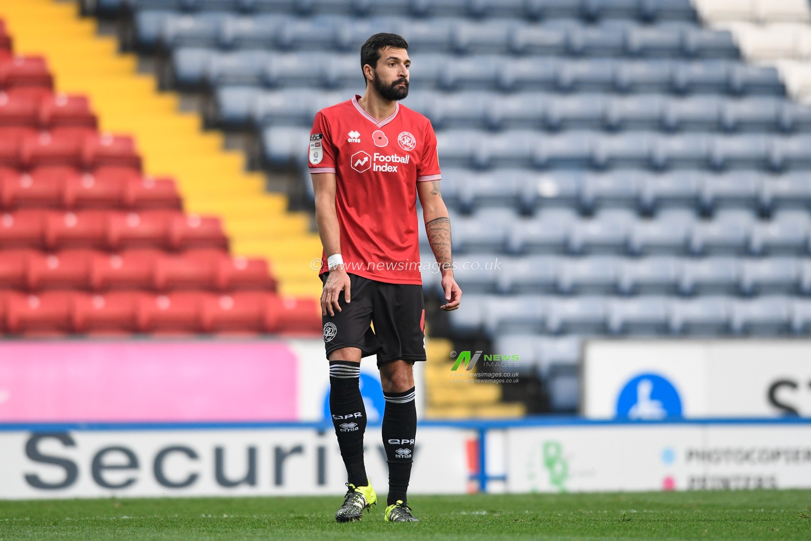 Yoann Barbet #6 of Queens Park Rangers in action during the game