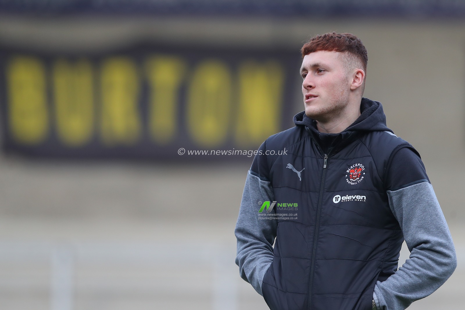 Sonny Carey #10 of Blackpool arrives ahead of the Sky Bet League 1 match Burton Albion vs Blackpool at Pirelli Stadium, Burton upon Trent, United Kingdom, 26th December 2023

(Photo by Gareth Evans/News Images)