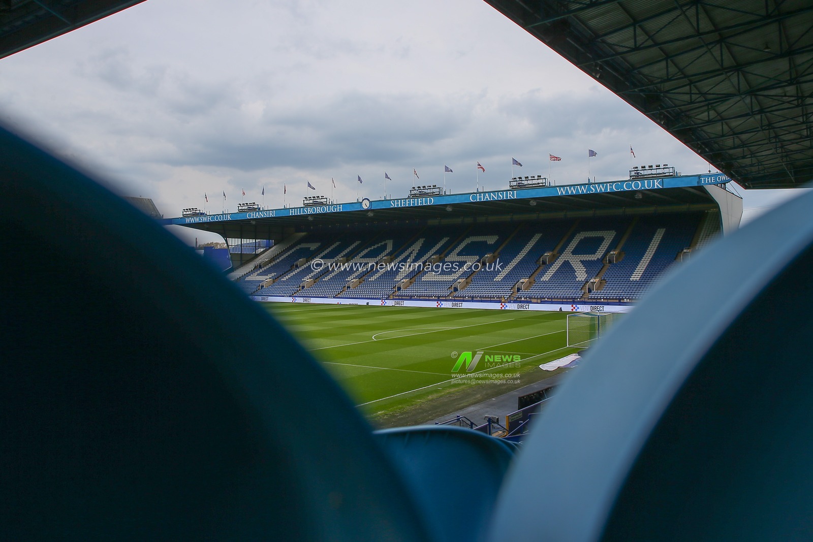 A general view inside of Hillsborough, home of Sheffield Wednesday ahead of the Sky Bet League 1 Play-off match Sheffield Wednesday vs Peterborough at Hillsborough, Sheffield, United Kingdom, 18th May 2023

(Photo by Gareth Evans/News Images)