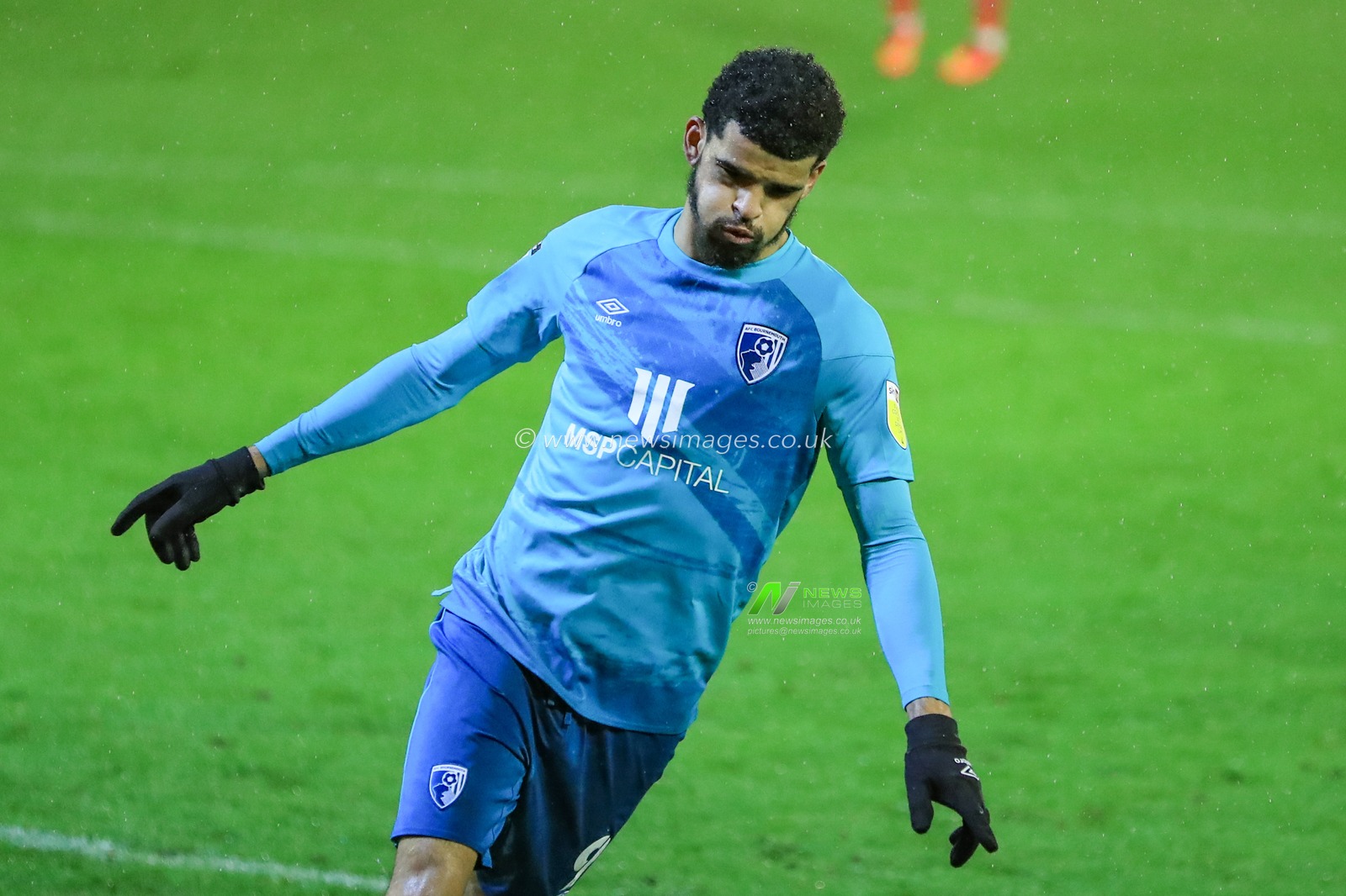 Dominic Solanke #9 of Bournemouth celebrates his goal to make it 0-2
