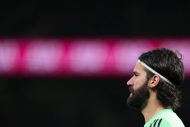 Alisson Becker of Liverpool during the Premier League match Tottenham Hotspur vs Liverpool at Tottenham Hotspur Stadium, London, United Kingdom, 20th December 2025

(Photo by Harvey Murphy/News Images)

*** GER AUT SUI OUT ***