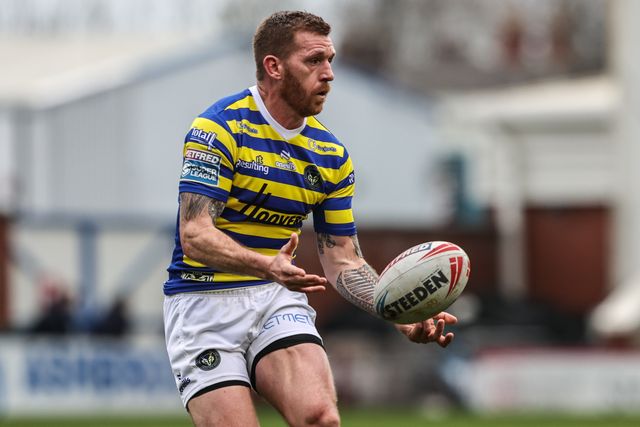 Marc Sneyd of Warrington Wolves passes the ball during the Betfred Super League round 7 match Warrington Wolves vs Leigh Leopards at The Halliwell Jones Stadium, Warrington, United Kingdom on 04 April 2026

(Photo by Alfie Cosgrove/News Images)