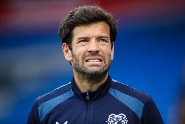 Cardiff City Head Coach Brian Barry-Murphy during the Carabao Cup round 2 match Cardiff City vs Norwich City at Cardiff City Stadium, Cardiff, United Kingdom on 25 August 2026

(Photo by Andrew Lewis/News Images)