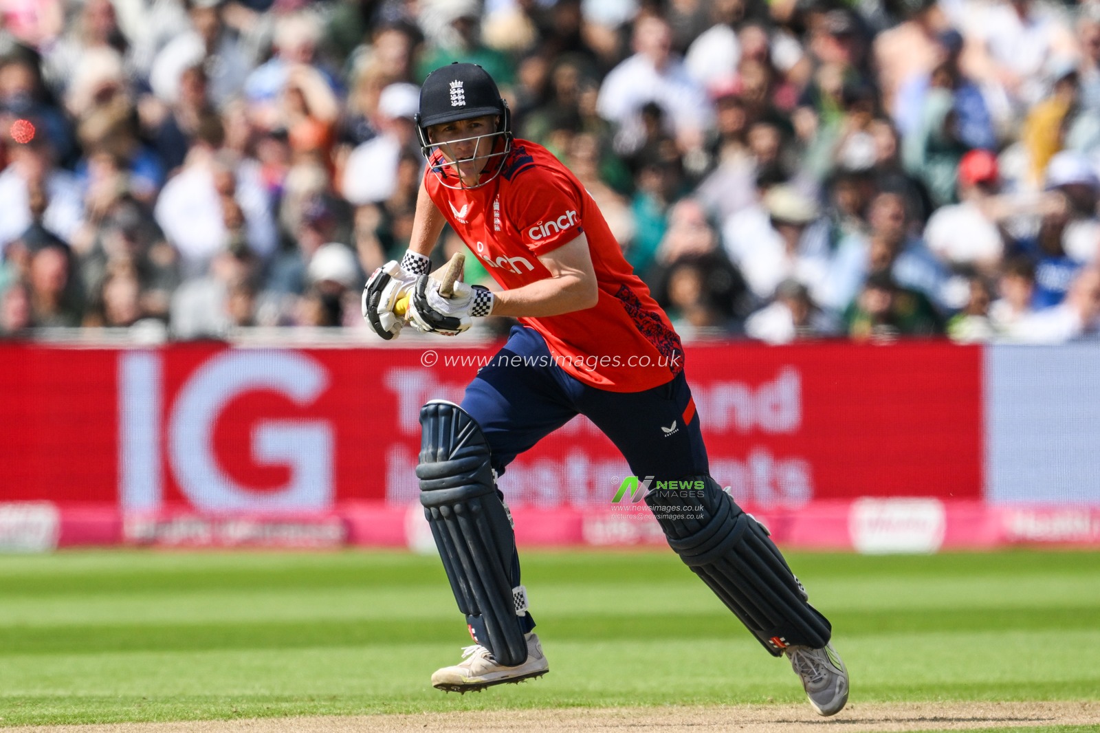 Harry Brook of England makes one run during the Vitality T20 International Series match England vs Pakistan at Edgbaston, Birmingham, United Kingdom, 25th May 2024

(Photo by Craig Thomas/News Images)