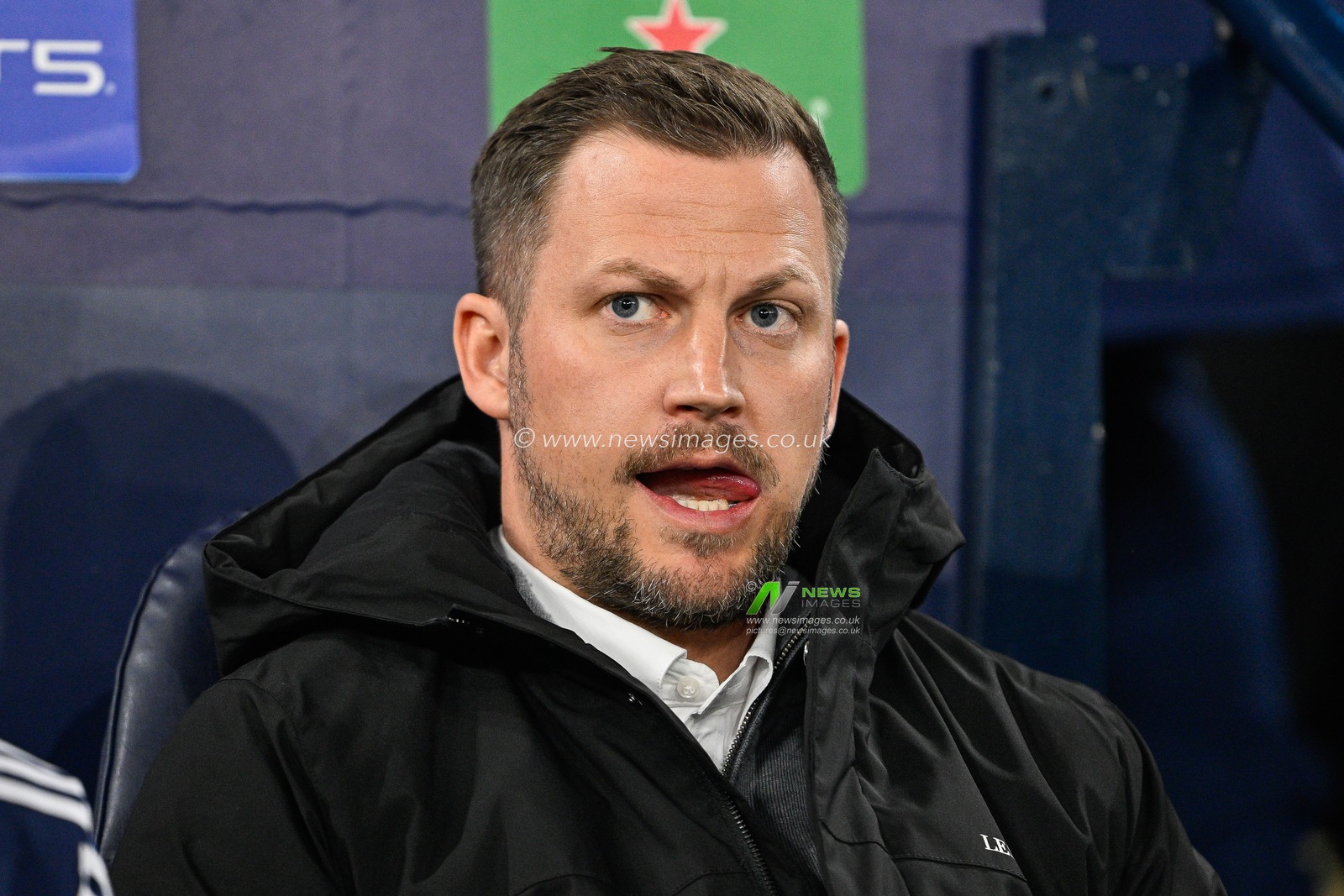 Jacob Neestrup manager of FC Copenhagen ahead of the UEFA Champions League match Manchester City vs F.C. Copenhagen at Etihad Stadium, Manchester, United Kingdom, 6th March 2024

(Photo by Cody Froggatt/News Images)