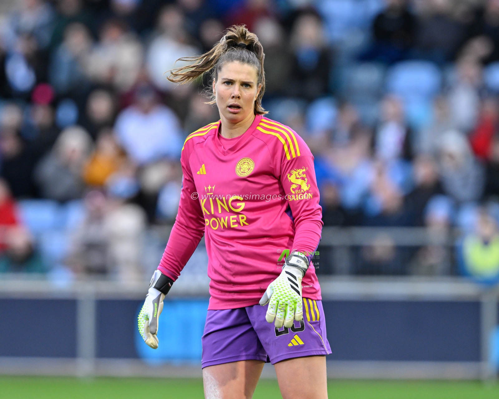 Lize Kop of Leicester City Women, during the The FA Women's Super League match Manchester City Women vs Leicester City Women at Joie Stadium, Manchester, United Kingdom, 4th February 2024

(Photo by Cody Froggatt/News Images)