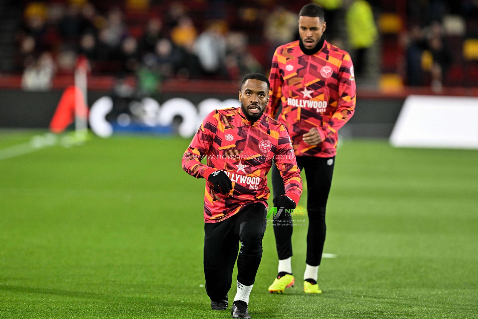 Ivan Toney of Brentford in the pregame warmup session during the Premier League match Brentford vs Manchester United at The Gtech Community Stadium, London, United Kingdom, 30th March 2024

(Photo by Cody Froggatt/News Images)