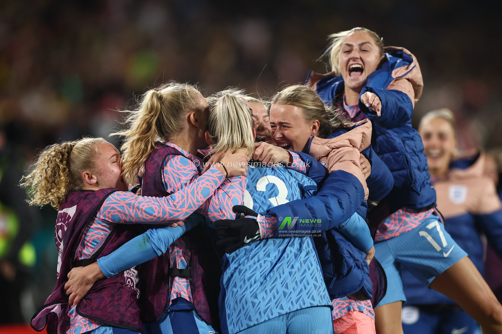 Alessia Russo #23 of England celebrates her goal to make it 1-3 during the FIFA Women's World Cup 2023 Semi-Final match Australia Women vs England Women at Stadium Australia, Sydney, Australia, 16th August 2023

(Photo by Patrick Hoelscher/News Images)