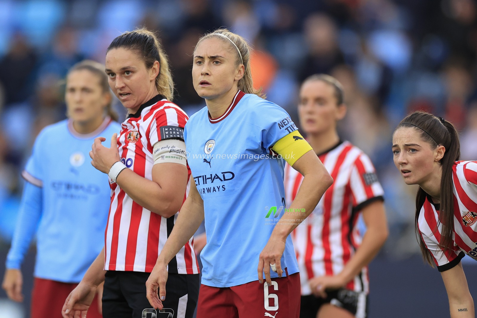 Steph Houghton #6 of Manchester City during the FA Womens Continental League Cup match Manchester City Women vs Sunderland AFC Women at Etihad Campus, Manchester, United Kingdom, 27th November 2022

(Photo by Conor Molloy/News Images)