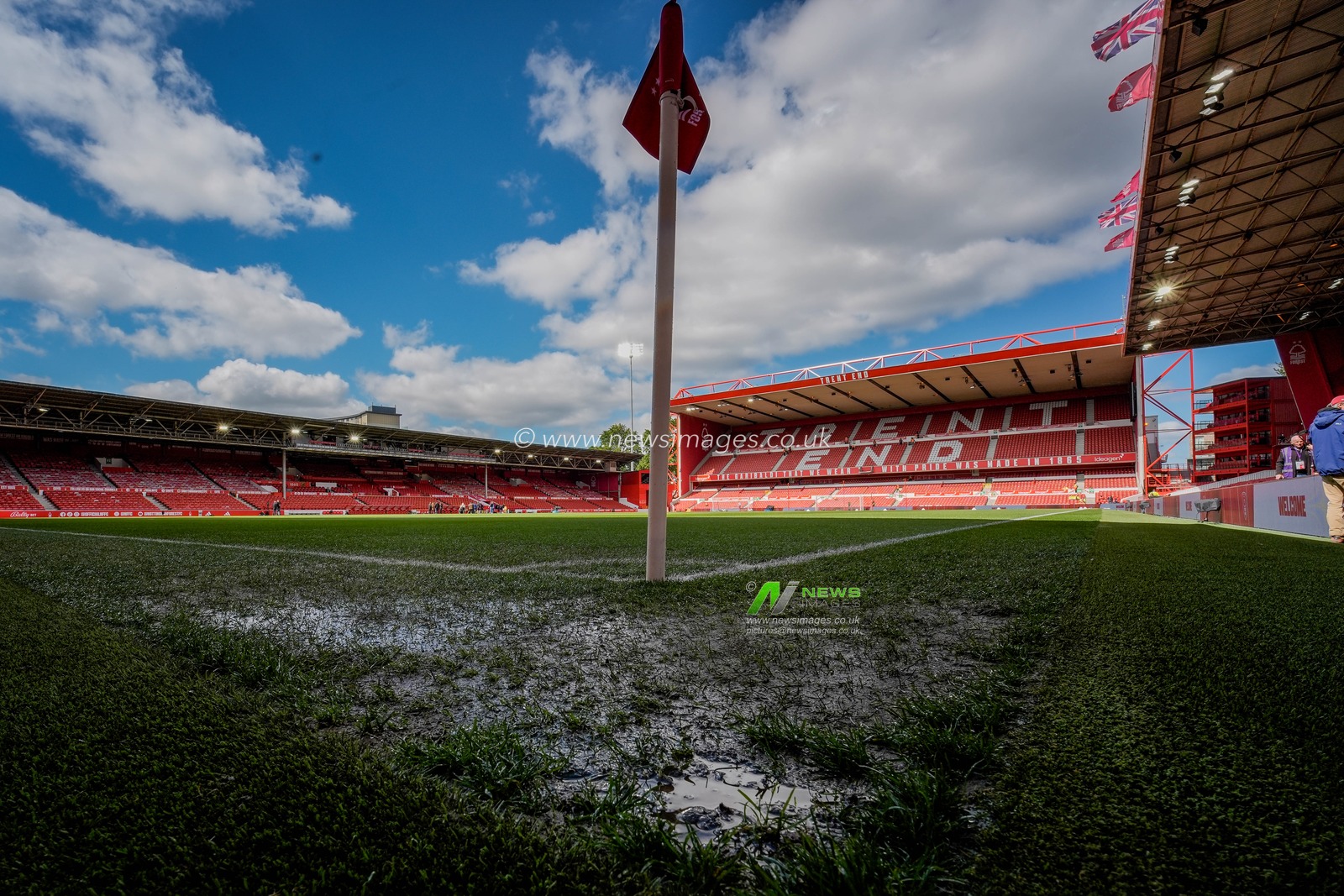 A general view of the pitch and stands showing the Trent End during the Premier League match Nottingham Forest vs Newcastle Untied at City Ground, Nottingham, United Kingdom on 10 May 2026

(Photo by Maynard Manyowa/News Images)