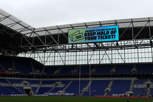 A general view of Hill Dickinson stadium during the Betfred Super League Magic Weekend match Huddersfield Giants vs York Knights at Hill Dickinson Stadium, Liverpool, United Kingdom on 04 July 2026

(Photo by Alfie Cosgrove/News Images)