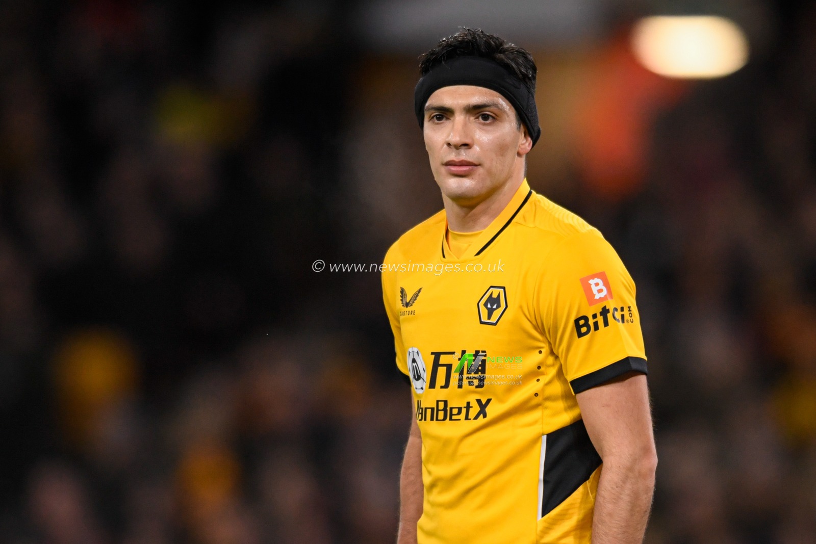 Raul Jimenez #9 of Wolverhampton Wanderers in action during the game