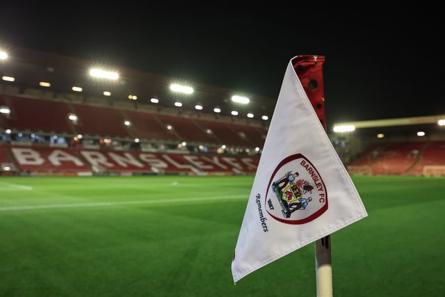 Barnsley FC Remembrance corner flag during the Bristol Street Motors Trophy match Blackpool vs Liverpool U21 at Bloomfield Road, Blackpool, United Kingdom, 6th November 2024

(Photo by Mark Cosgrove/News Images)
