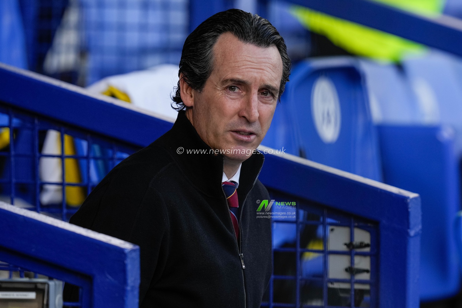 Unai Emery manager of Aston Villa arrives during the Premier League match Everton vs Aston Villa at Goodison Park, Liverpool, United Kingdom, 14th January 2024

(Photo by Steve Flynn/News Images)