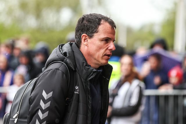Regis Le Bris manager of Sunderland arrives during the Premier League match Sunderland vs Manchester United at Stadium Of Light, Sunderland, United Kingdom on 09 May 2026

(Photo by Alfie Cosgrove/News Images)