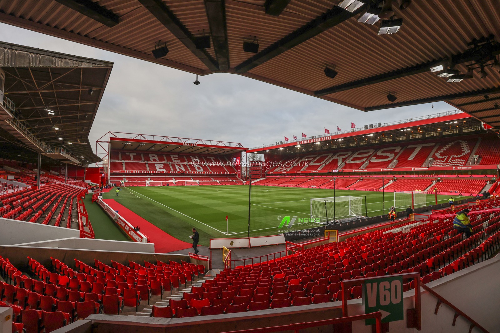 A general view of City Ground ahead of the Premier League match Nottingham Forest vs Ipswich Town at City Ground, Nottingham, United Kingdom, 30th November 2024

(Photo by Alfie Cosgrove/News Images)
