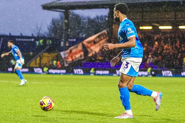 Stockport County Defender Ibou Touray during the Sky Bet League 1 match Stockport County vs Exeter City at Edgeley Park Stadium, Stockport, United Kingdom, 7th December 2024

(Photo by James Giblin/News Images)