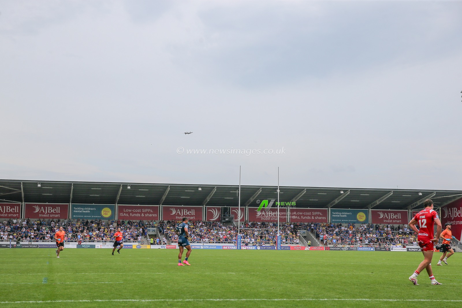 Warrington Wolves fans during the Betfred Super League Round 25 match Salford Red Devils vs Warrington Wolves at AJ Bell Stadium, Eccles, United Kingdom, 10th September 2023

(Photo by Gareth Evans/News Images)