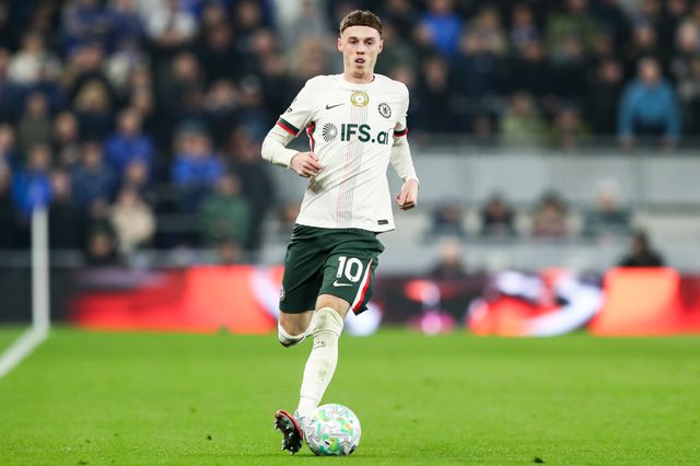 Cole Palmer of Chelsea with ball at his feet during the Premier League match Everton vs Chelsea at Hill Dickinson Stadium, Liverpool, United Kingdom on 21 March 2026

(Photo by Jorge Horsted/News Images)