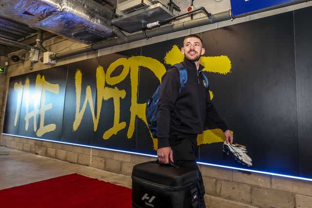 Danny Walker of Warrington Wolves arrives during the Betfred Super League Round 3 match Warrington Wolves vs Wakefield Trinity at The Halliwell Jones Stadium, Warrington, United Kingdom on 28 February 2026

(Photo by Alfie Cosgrove/News Images)