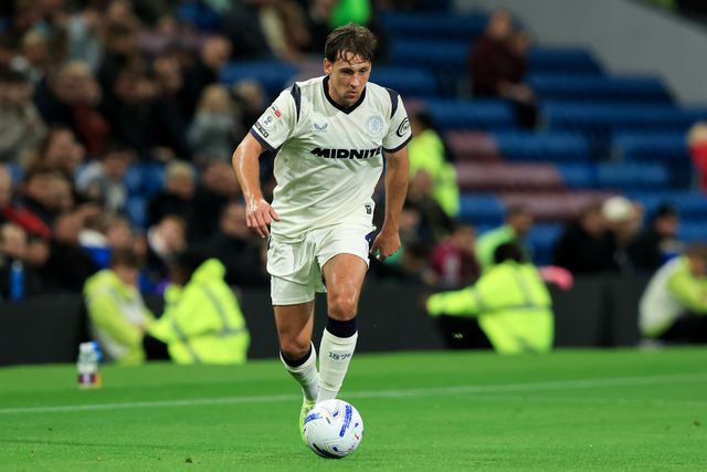 Callum Brittain of Middlesbrough controls ball during the Sky Bet Championship match Burnley vs Middlesbrough at Turf Moor, Burnley, United Kingdom on 02 September 2026

(Photo by Jorge Horsted/News Images)