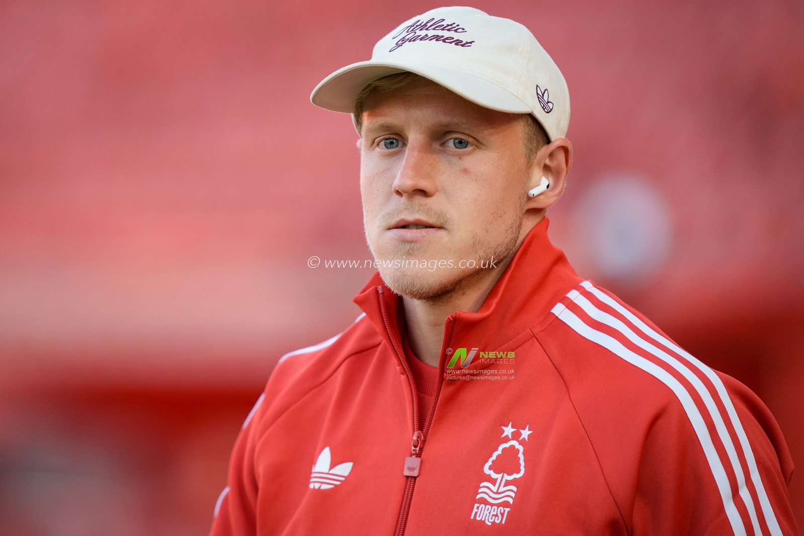 Xaver Schlager of Nottingham Forest arrives at the stadium prior to kick off during the Carabao Cup round 2 match Nottingham Forest vs Leeds Rhinos at City Ground, Nottingham, United Kingdom on 25 August 2026

(Photo by Maynard Manyowa/News Images)