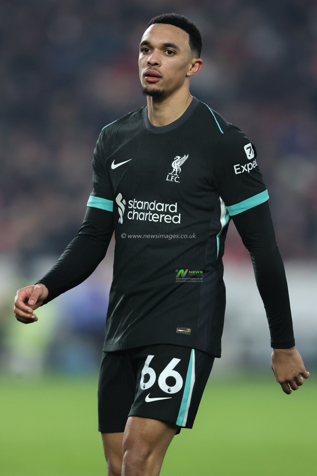 Trent Alexander-Arnold of Liverpool during the Premier League match Brentford vs Liverpool at The Gtech Community Stadium, London, United Kingdom, 18th January 2025

(Photo by Alfie Cosgrove/News Images)