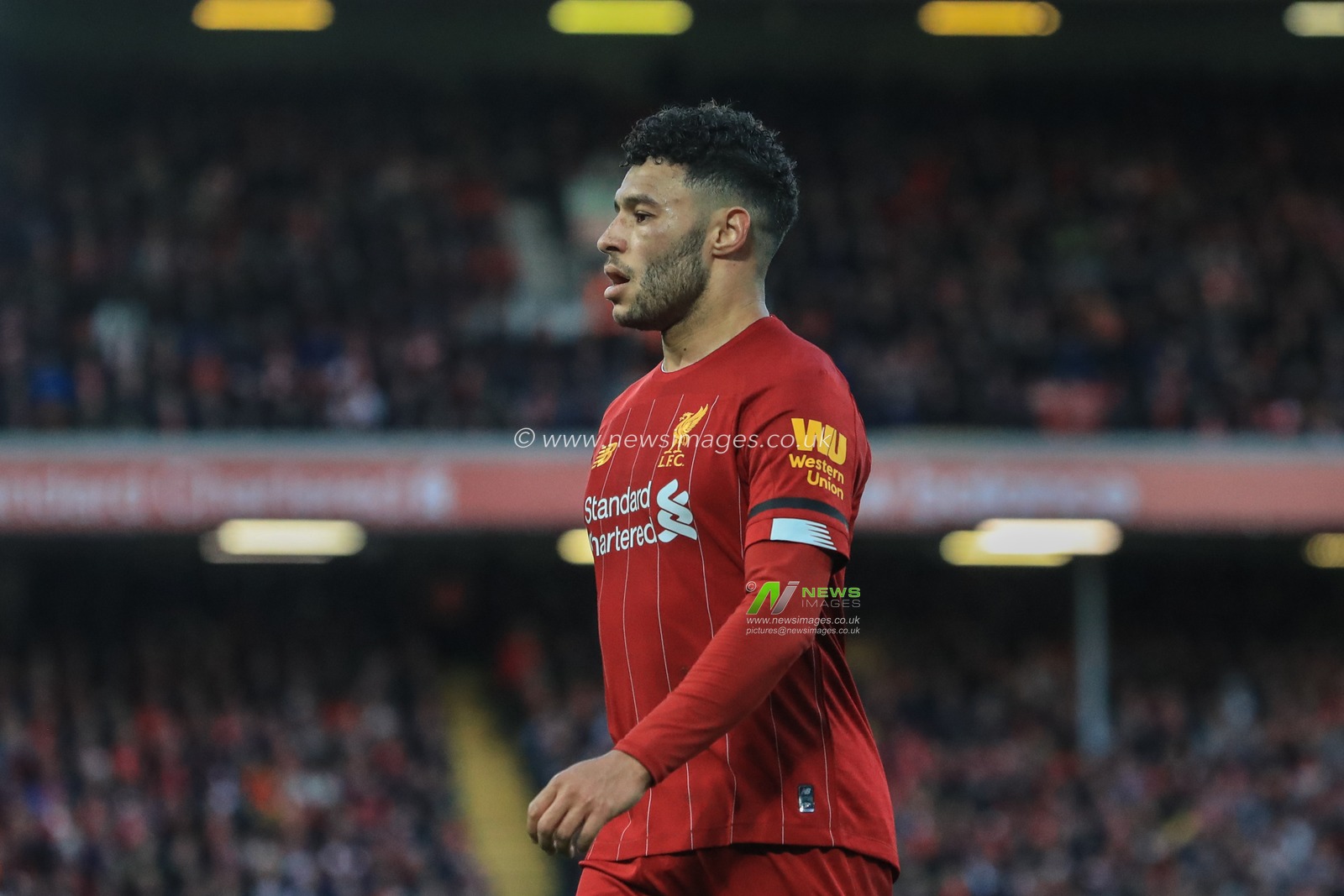 30th November 2019, Anfield, Liverpool, England; Premier League, Liverpool v Brighton and Hove Albion : Alex Oxlade-Chamberlain (15) of Liverpool during the game

Credit: Mark Cosgrove/News Images