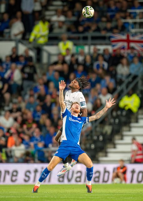 Carabao Cup Derby County v Chesterfield, David OZOH