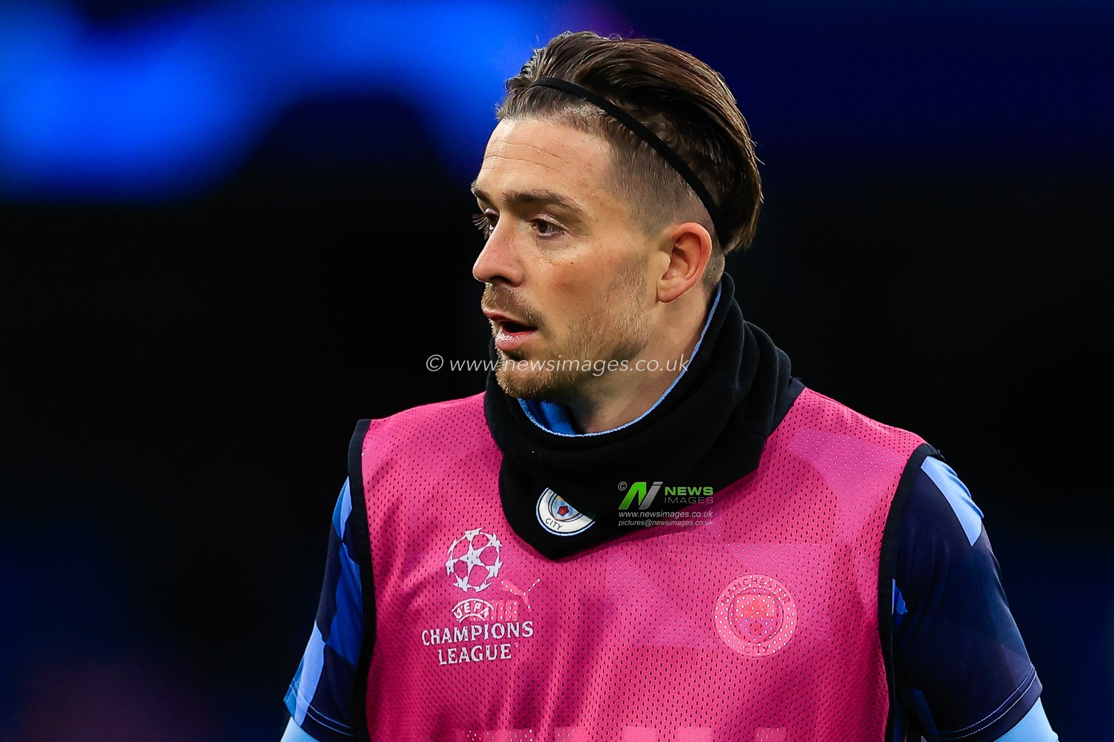 Jack Grealish #10 of Manchester City during the pre-game warmup ahead the UEFA Champions League Quarter-Finals 1st Leg Manchester City vs Bayern Munich at Etihad Stadium, Manchester, United Kingdom, 11th April 2023

(Photo by Conor Molloy/News Images)